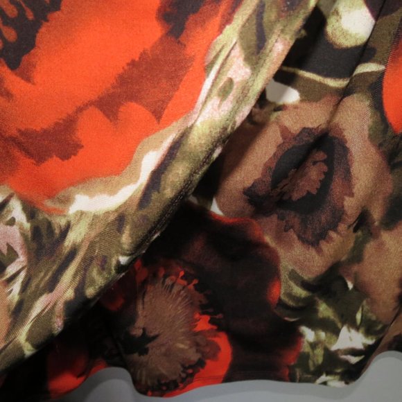 LEONA - BY LEONA EDMINSTON - faux wrap style dress - size 14 - Picture 6 of 7